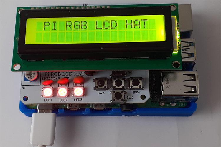 Raspberry Pi RGB LCD HAT Raspberry Pi RGB LCD HAT
