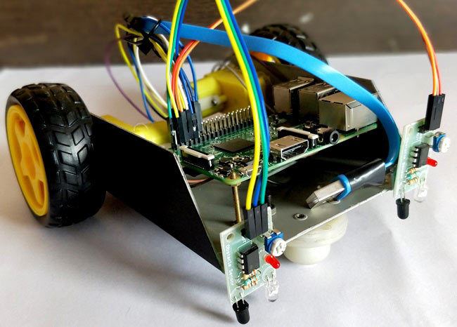 Line Follower Robot using Raspberry Pi Line Follower Robot using Raspberry Pi