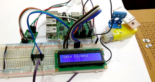 Raspberry Pi Weight Sensing Automatic Gate using Load Cell and HX711 Raspberry Pi Weight Sensing Automatic Gate using Load Cell and HX711