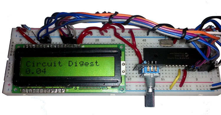 PIC Microcontroller PIC16F877A Rotary Encoder Interfacing Tutorial PIC Microcontroller PIC16F877A Rotary Encoder Interfacing Tutorial