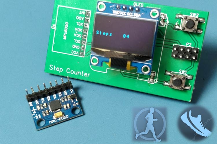 Portable Step Counter Using ATtiny85 and MPU6050 Portable Step Counter Using ATtiny85 and MPU6050
