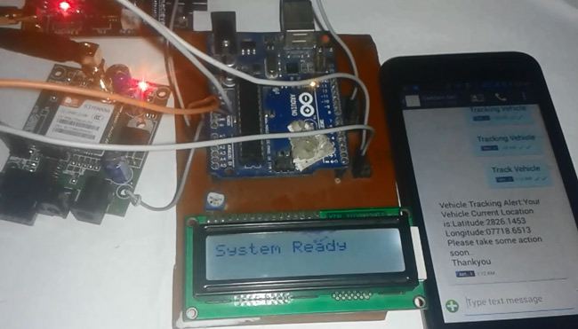 Vehicle Tracking System using GPS and Arduino Vehicle Tracking System using GPS and Arduino