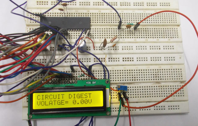 Digital Voltmeter using AVR Microcontroller Digital Voltmeter using AVR Microcontroller