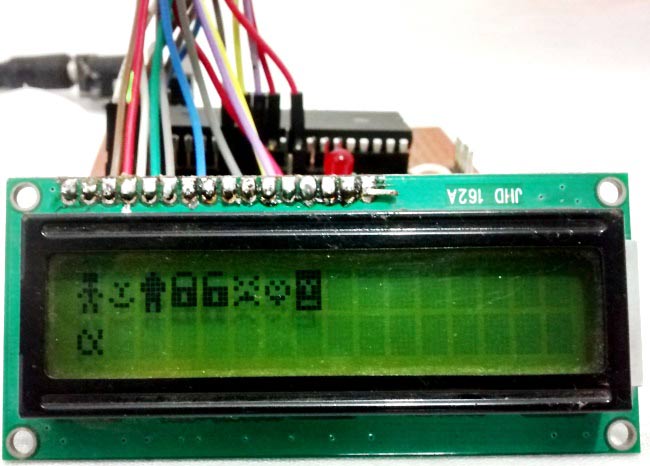 Display Custom Characters on 16x2 LCD using PIC Microcontroller Display Custom Characters on 16x2 LCD using PIC Microcontroller