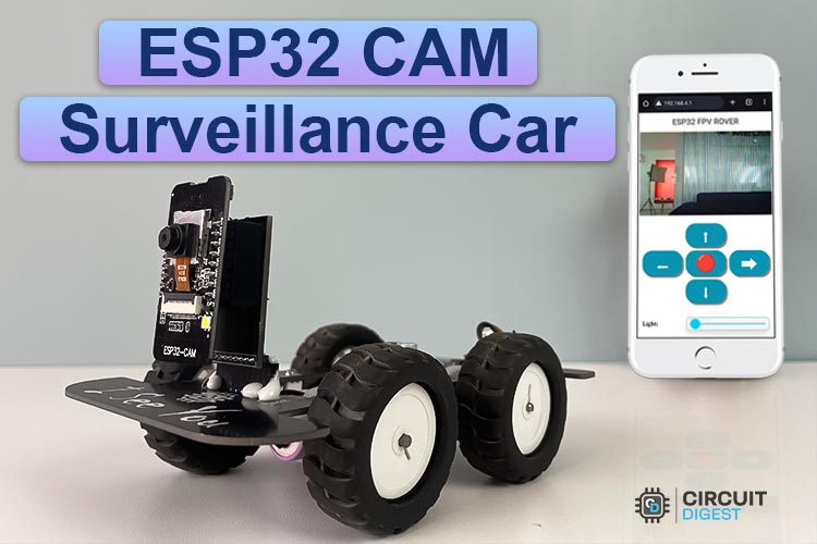 ESP32 Cam Surveillance Car ESP32 Cam Surveillance Car