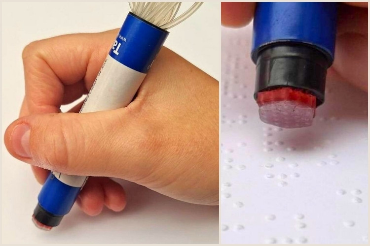 BrailleTip Pen - Transforming Braille to Text Using Tactile Technology BrailleTip Pen - Transforming Braille to Text Using Tactile Technology