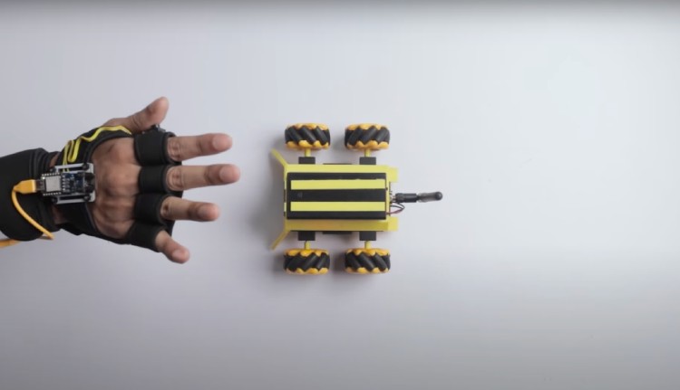 Fusion of AI & Robotics - Hand Gesture Robot Hand Gesture Robot