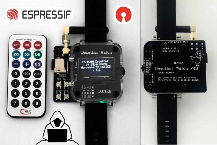 DSTIKE Deauther Watch V4S IR DSTIKE Deauther Watch V4S IR
