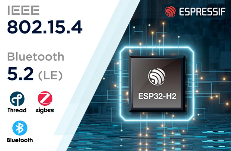 Espressif ESP32-H2 SoC with IEEE 802.15.4 Radio and Bluetooth 5.2 Connectivity Espressif ESP32-H2 SoC with IEEE 802.15.4 Radio and Bluetooth 5.2 Connectivity