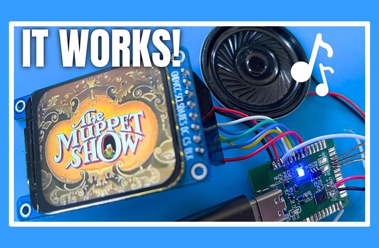 ESP32-Powered Mini TV ESP32-Powered Mini TV