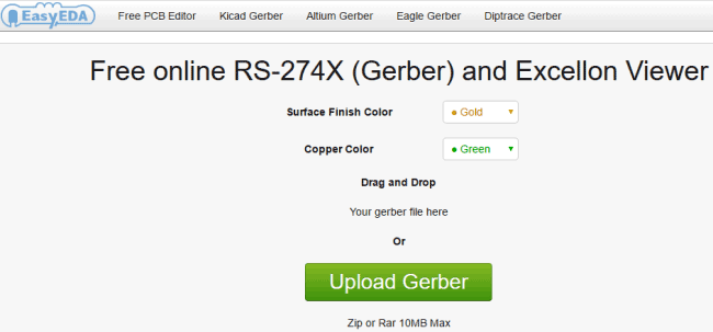 EasyEDA Gerber Viewer EasyEDA Gerber Viewer