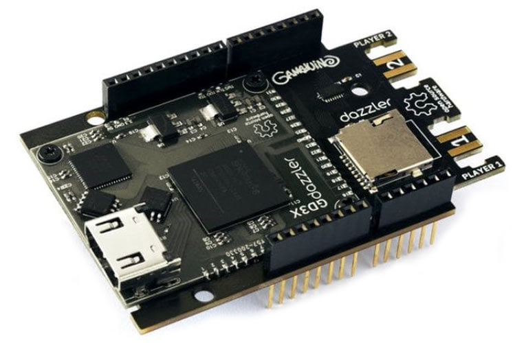 Gameduino 3X Dazzler Arduino Shield by Excamera Labs Gameduino 3X Dazzler Arduino Shield by Excamera Labs
