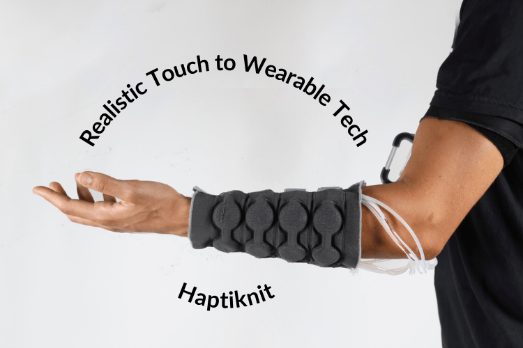 Haptiknit: Realistic Touch to Wearable Tech Haptiknit: Realistic Touch to Wearable Tech