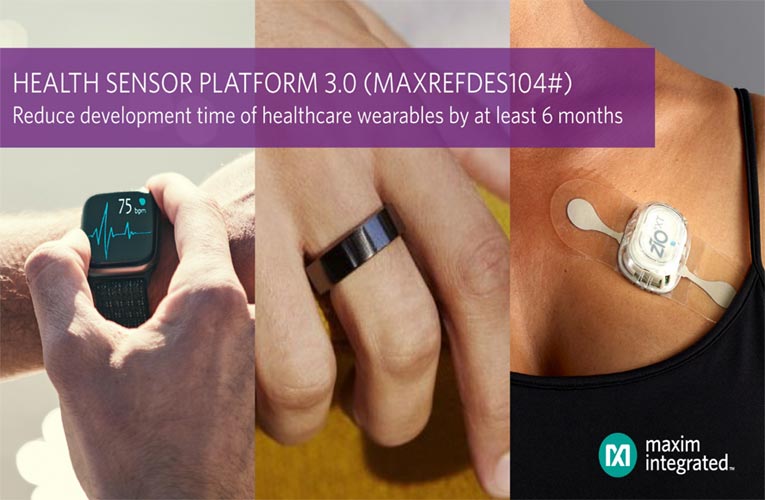 MAXREFDES104# Health Sensor Platform 3.0 from Maxim Integrated MAXREFDES104# Health Sensor Platform 3.0 from Maxim Integrated