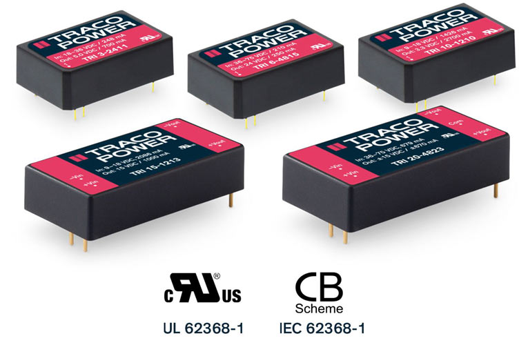 High-isolation 3-20 Watt DC/DC converters with 1000 VACrms Working Voltage High-isolation 3-20 Watt DC/DC converters with 1000 VACrms Working Voltage