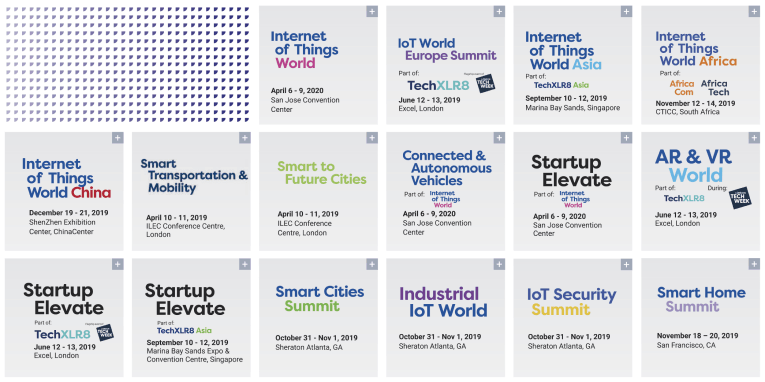 IoT World China 2019 - Calendar of Events IoT World China 2019 - Calendar of Events
