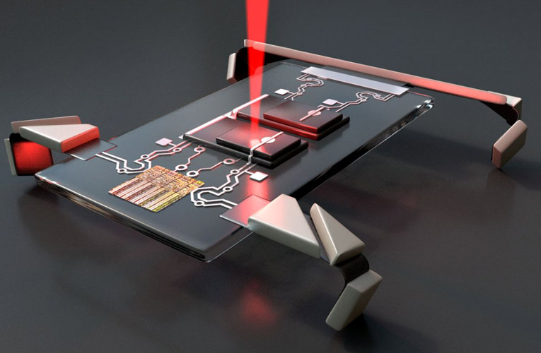 Laser Controlled Microscopic Walking Robot Laser Controlled Microscopic Walking Robot