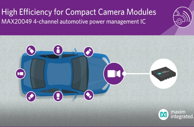 Compact 4-Channel Automotive Power Management IC for Vehicle Camera Modules Compact 4-Channel Automotive Power Management IC for Vehicle Camera Modules