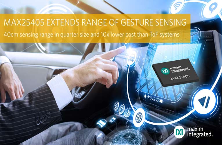 MAX25405 Infrared-based Dynamic Optical Sensor from Maxim Integrated MAX25405 Infrared-based Dynamic Optical Sensor from Maxim Integrated