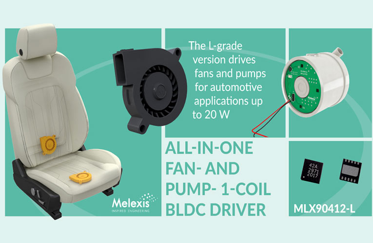 Melexis' MLX90412-L Pump Driver MLX90412-L Pump Driver