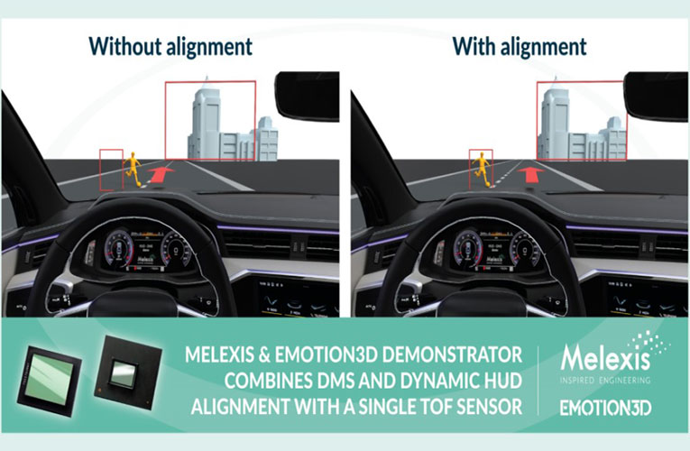 Melexis and emotion3D have joined forces to offer 3D ToF Demonstrator Melexis and emotion3D have joined forces to offer 3D ToF Demonstrator
