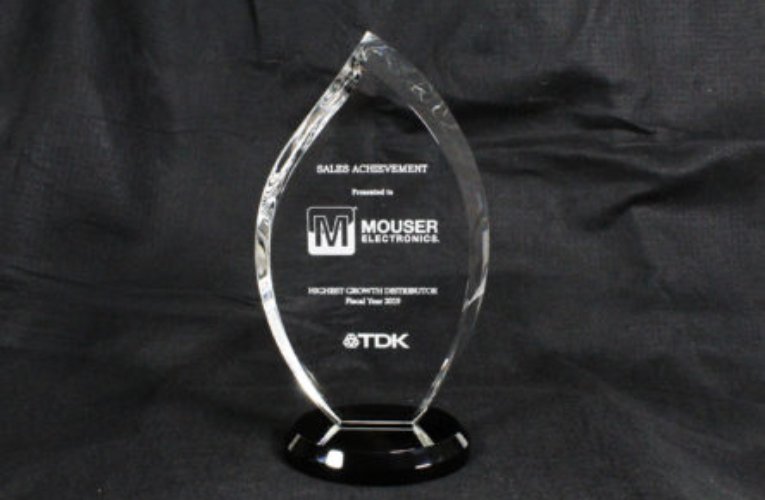 Mouser Electronics Receives Top Sales Growth Award from TDK Mouser Electronics Receives Top Sales Growth Award from TDK