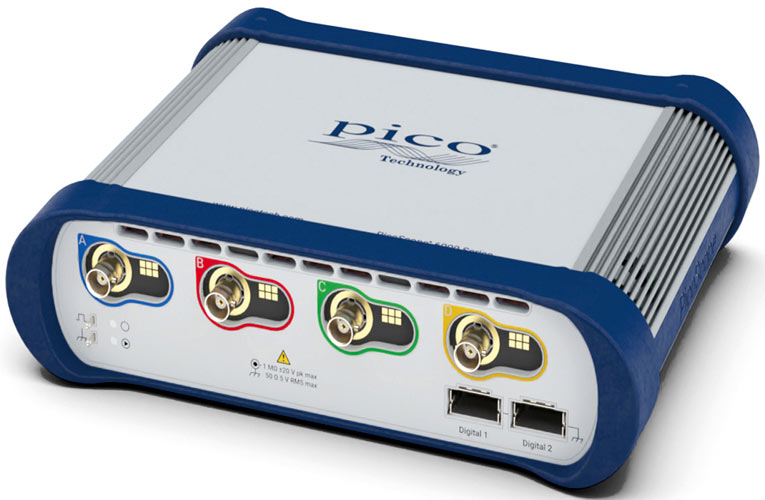 PicoScope 6000E Series Oscilloscope 4-channel PicoScope 6000E Series 500MHz Oscilloscopes