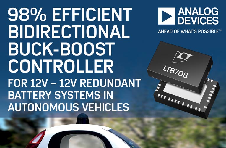 Bidirectional Buck-Boost Controller for 12V-12V Redundant Battery Systems in Autonomous Vehicles Bidirectional Buck-Boost Controller for 12V-12V Redundant Battery Systems in Autonomous Vehicles