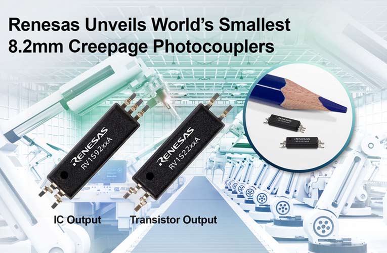 RV1S92xxA & RV1S22xxA Smallest 8.2mm Photocouplers RV1S92xxA & RV1S22xxA Smallest 8.2mm Photocouplers