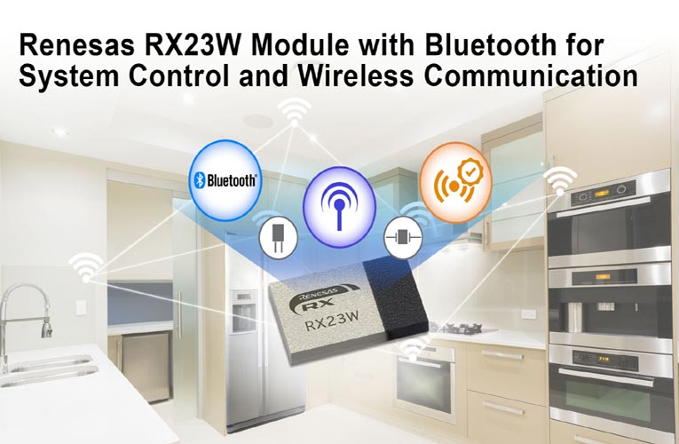 Renesas' RX23W Module with Bluetooth 5.0 Low Energy Support Renesas' RX23W Module with Bluetooth 5.0 Low Energy Support