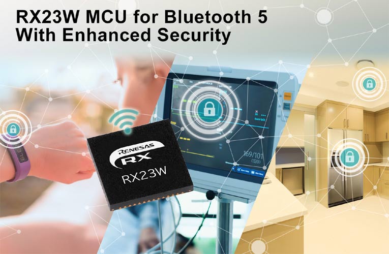 RX23W- Renesas 32-bit Bluetooth 5.0 Microcontroller with Enhanced Security and Privacy for IoT Endpoint Devices RX23W- Renesas 32-bit Bluetooth 5.0 Microcontroller with Enhanced Security and Privacy for IoT Endpoint Devices
