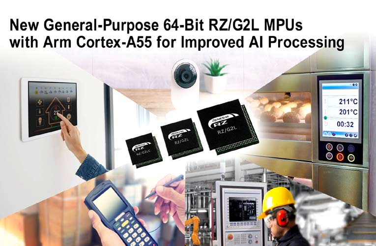 General-Purpose 64-bit RZ/G2L Microprocessors General-Purpose 64-bit RZ/G2L Microprocessors