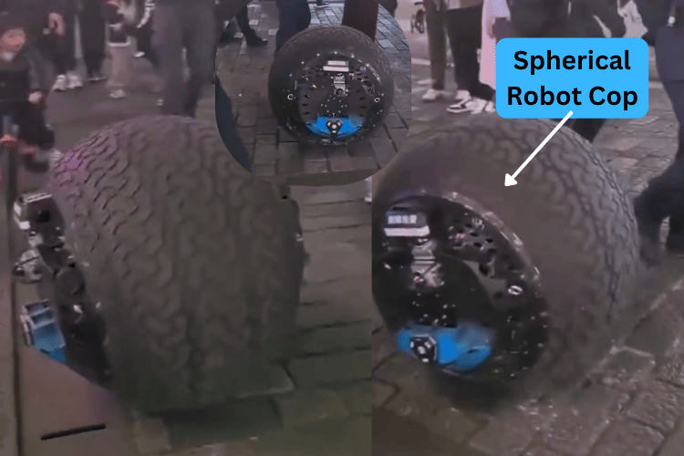 Advanced AI Robot Cop in China Advanced AI Robot Cop in China