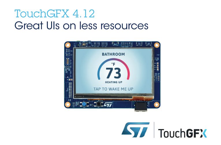 ST Updates TouchGFX Suite in STM32 Microcontrollers ST Updates TouchGFX Suite in STM32 Microcontrollers