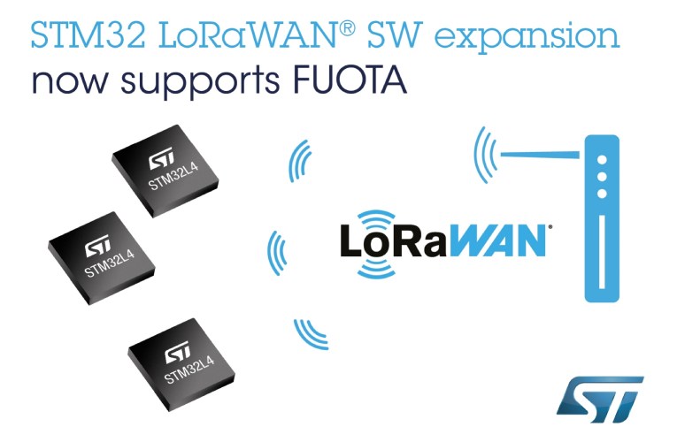 ST Adds Support for LoRaWAN Firmware Update Over The Air in the STM32Cube Ecosystem ST Adds Support for LoRaWAN Firmware Update Over The Air in the STM32Cube Ecosystem