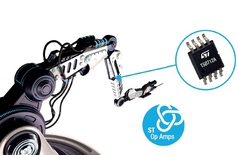Precision Low-Noise Op Amp from STMicroelectronics Boosts Flexibility with Extended Voltage and Temperature Ranges Precision Low-Noise Op Amp from STMicroelectronics Boosts Flexibility with Extended Voltage and Temperature Ranges