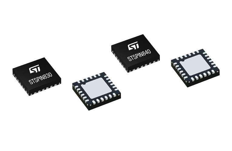 STSPIN830 and STSPIN840 single-chip motor drivers STSPIN830 and STSPIN840 single-chip motor drivers
