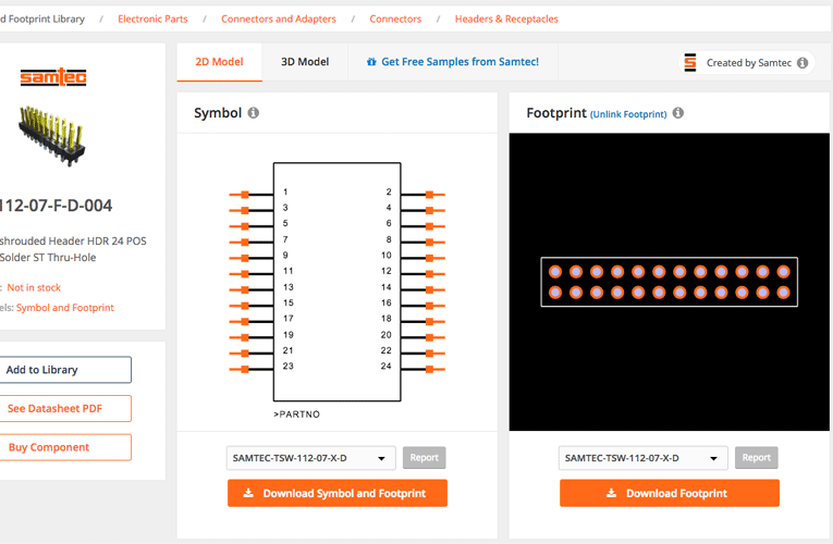 Samtec releases over 100,000 new models on SnapEDA Samtec releases over 100,000 new models on SnapEDA