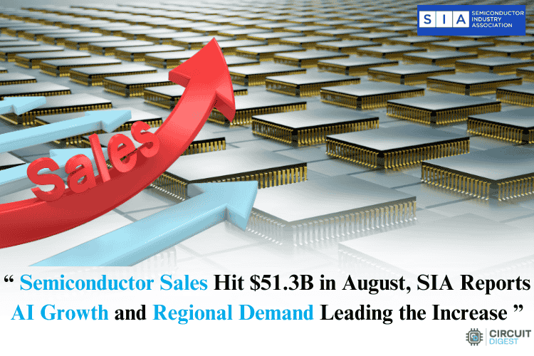 Global Semiconductor Sales Hits $51.3B Global Semiconductor Sales Hits $51.3B