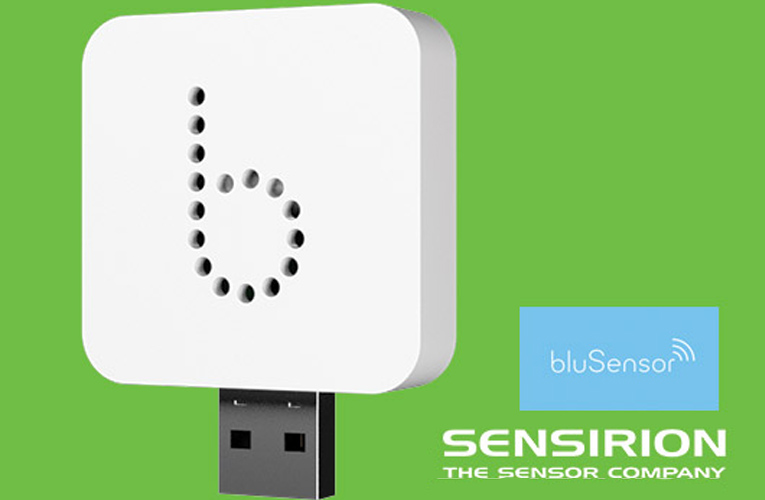 Sensirion Humidity Sensor and Gas Sesnor used in bluSensor’s Air Quality Device Sensirion Humidity Sensor and Gas Sesnor used in bluSensor’s Air Quality Device