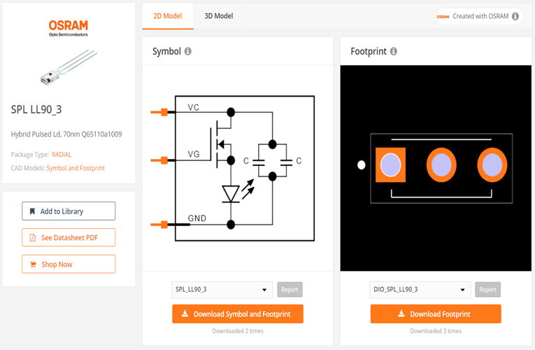 SnapEDA releases new optoelectronic products SnapEDA releases new optoelectronic products