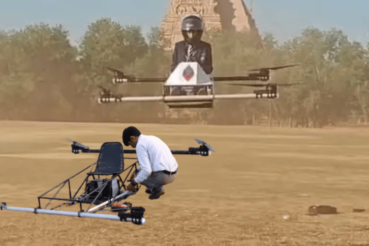 Student Develops Passenger Drone Using Agricultural Drone Motors Student Develops Passenger Drone Using Agricultural Drone Motors