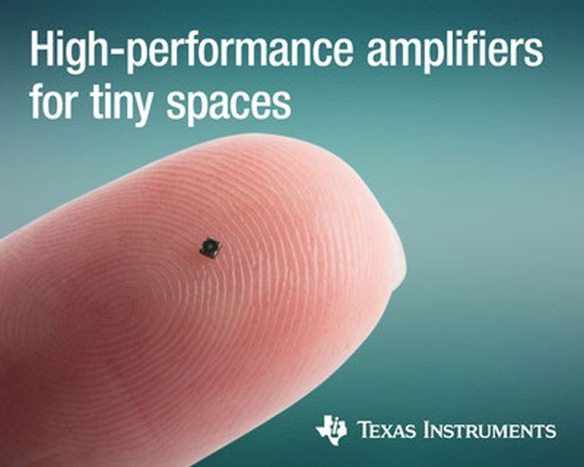 Texas Instruments Introduces Smallest Amplifier Texas Instruments Introduces Smallest Amplifier