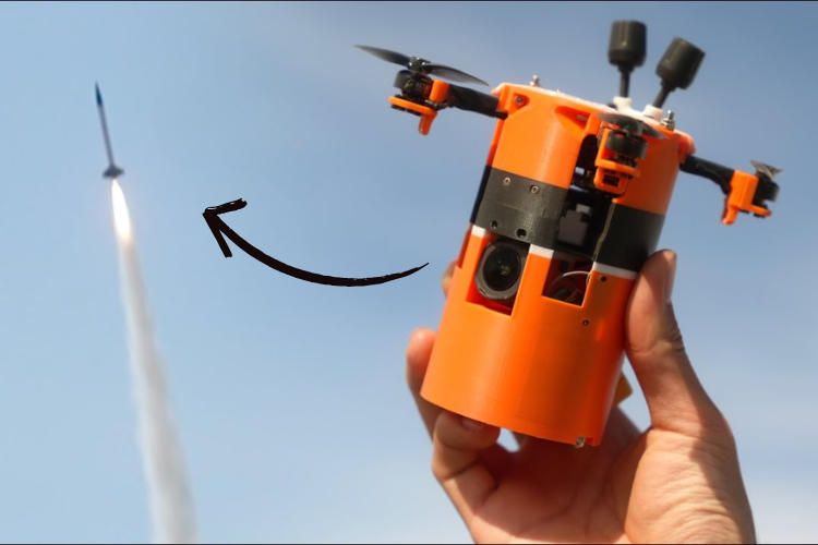 Satellite Turns Into a Drone Satellite Turns Into a Drone