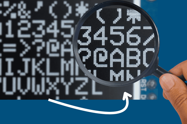 Simple Code to Smooth Text on Your 6x8 Pixel Display Simple Code to Smooth Text on Your 6x8 Pixel Display