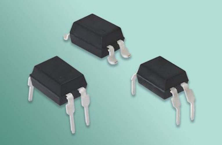 Optocouplers in Space-Saving DIP-4 and SMD-4 Packages Offer 800 V Off-State Voltage for High Robustness and Noise Isolation Optocouplers in Space-Saving DIP-4 and SMD-4 Packages Offer 800 V Off-State Voltage for High Robustness and Noise Isolation