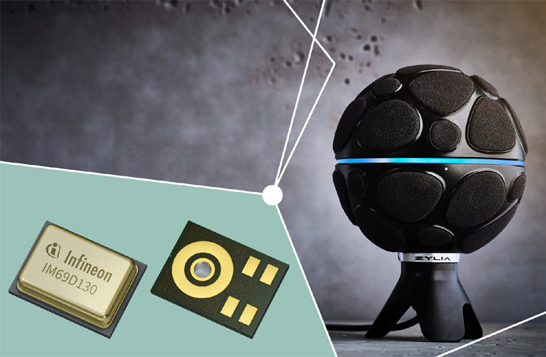 Infineon's digital MEMS technology enables Zylia ZM-1 microphone array Infineon's digital MEMS technology enables Zylia ZM-1 microphone array