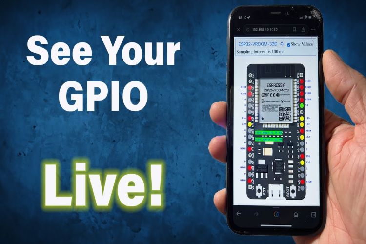 ESP32 - GPIO Viwer ESP32 - GPIO Viwer
