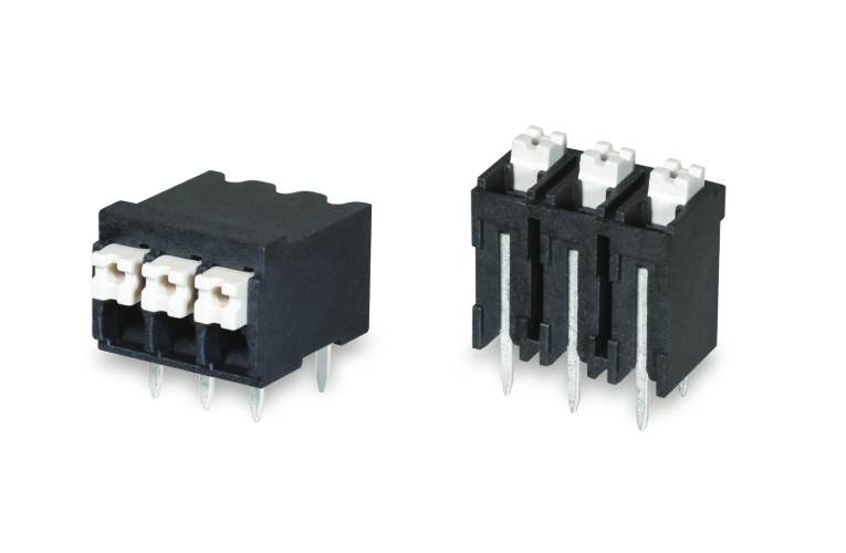 New Screwless Terminal Blocks Ideal for High Temperature Operation New Screwless Terminal Blocks Ideal for High Temperature Operation