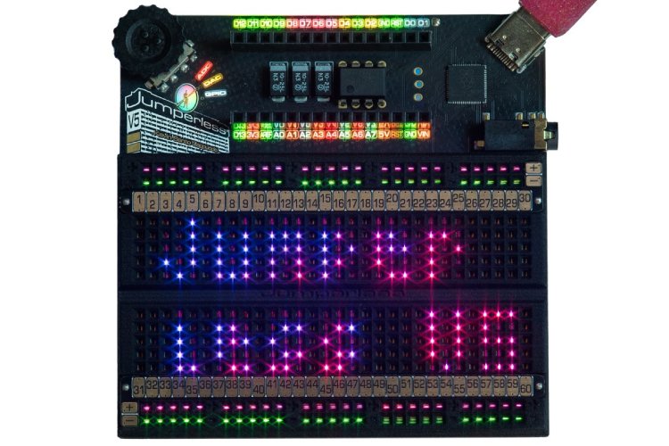 Jumperless Breadboard Jumperless Breadboard
